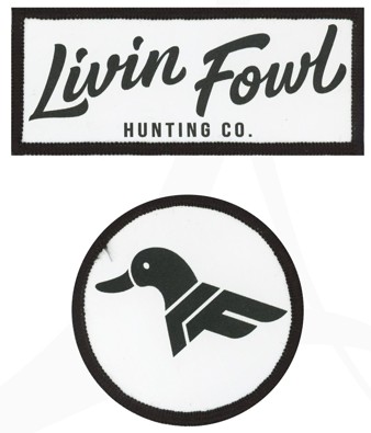 Premium Hunting lifestyle brands require detailed brand icons and a variety of patches.  Here is the circle icon for Hunting Merch and Trims Hunting_Turkey Duck Pheasant